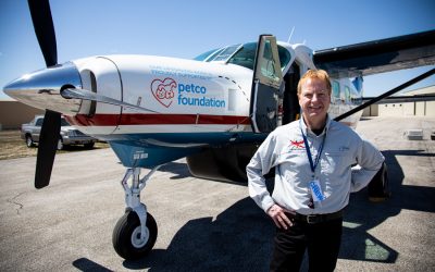 Airline for rescue dogs only? Yes with Dog As My Co-Pilot Peter Rork