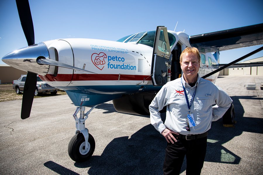 Airline for rescue dogs only? Yes with Dog As My Co-Pilot Peter Rork